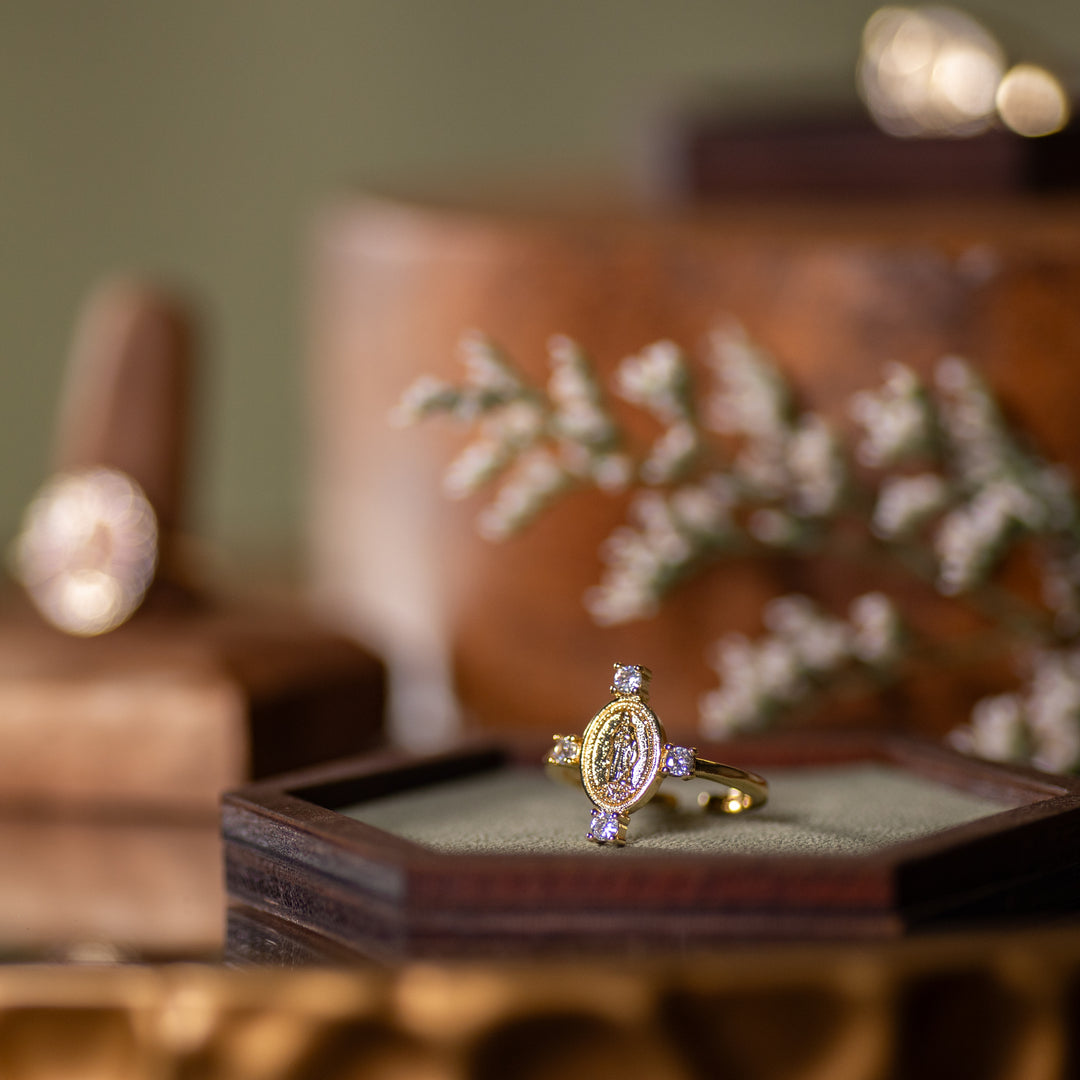 Ring - OLG - Crystal Rim - Gold