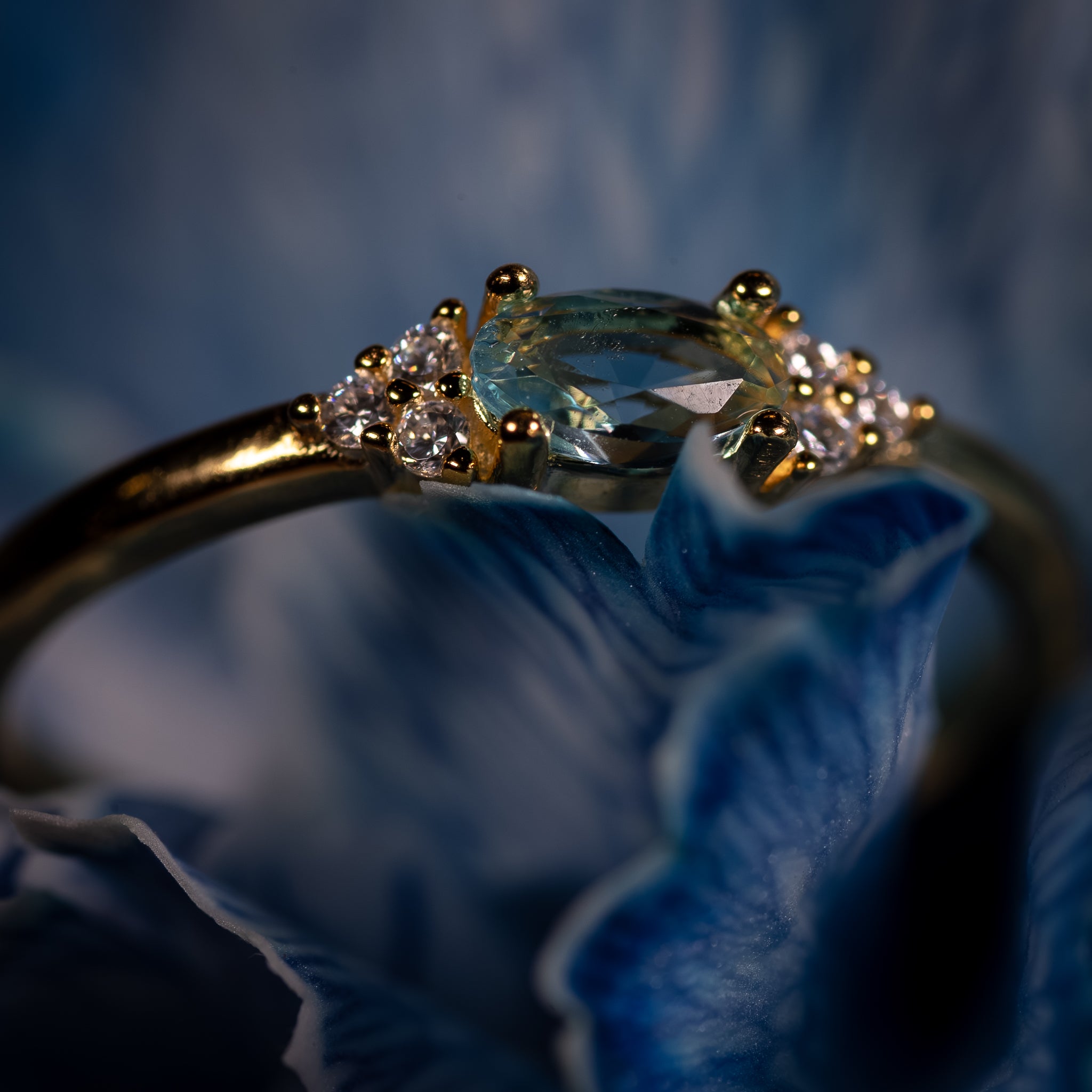 Blue Gemstone Ring