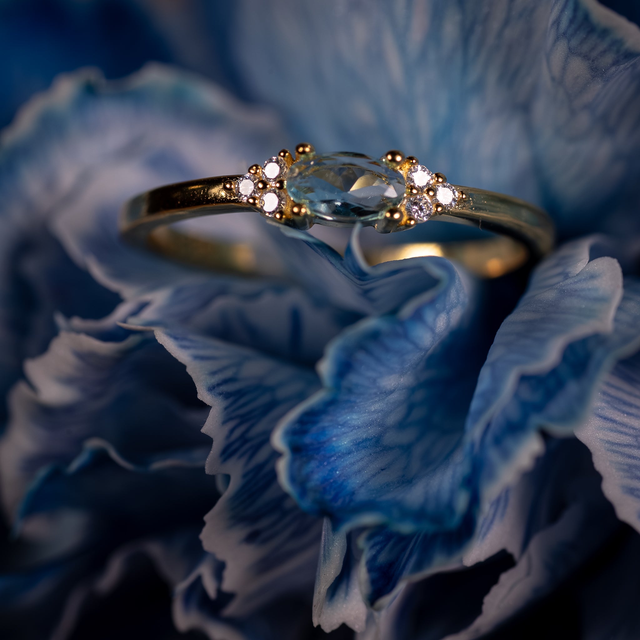 Blue Gemstone Ring