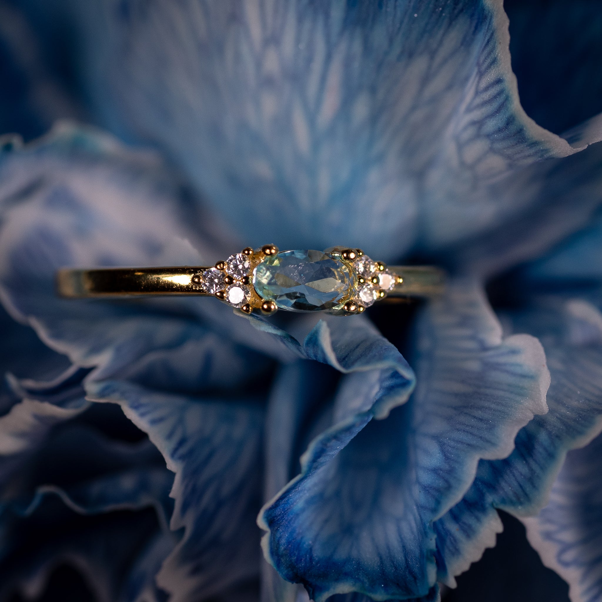 Blue Gemstone Ring