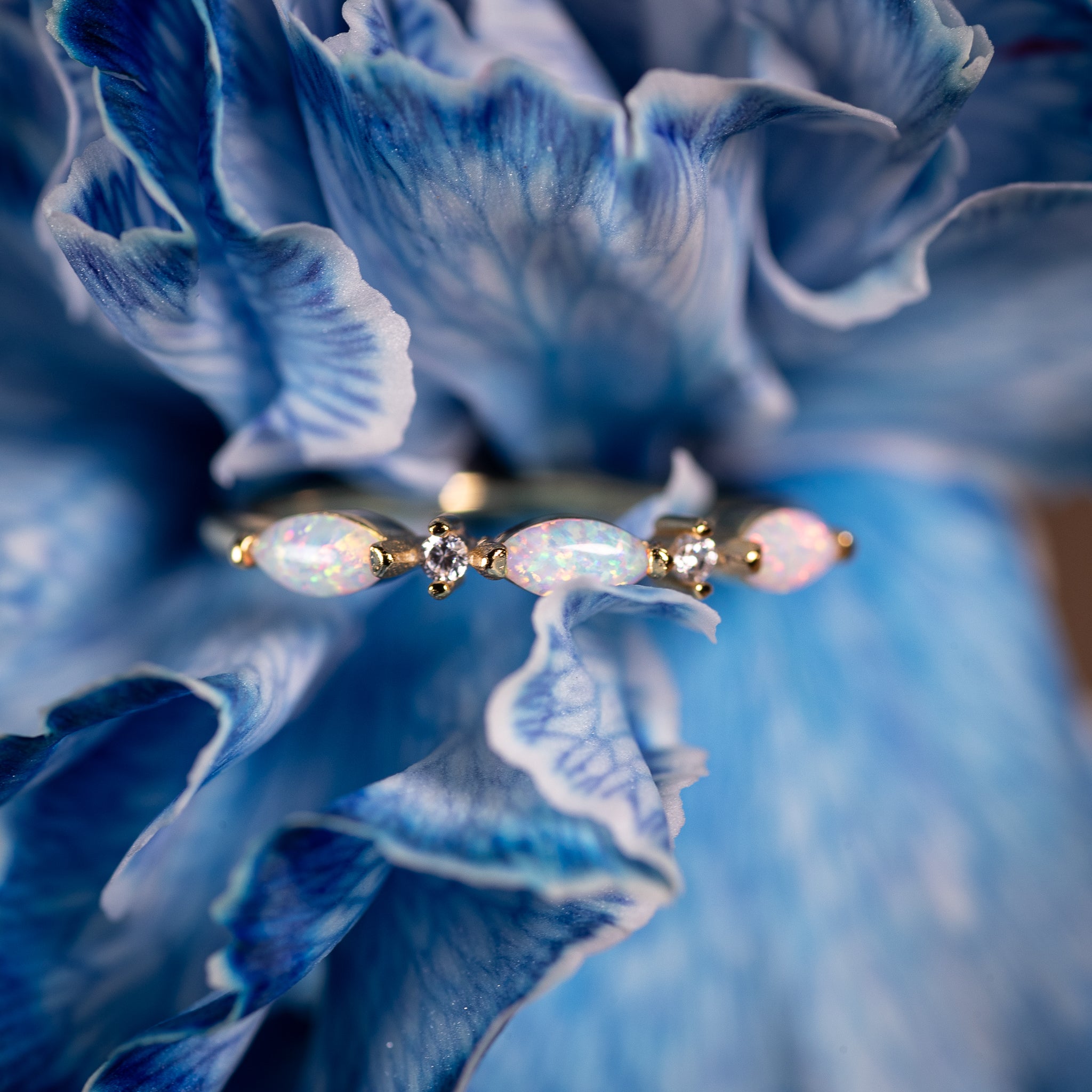 Opal Gold Ring