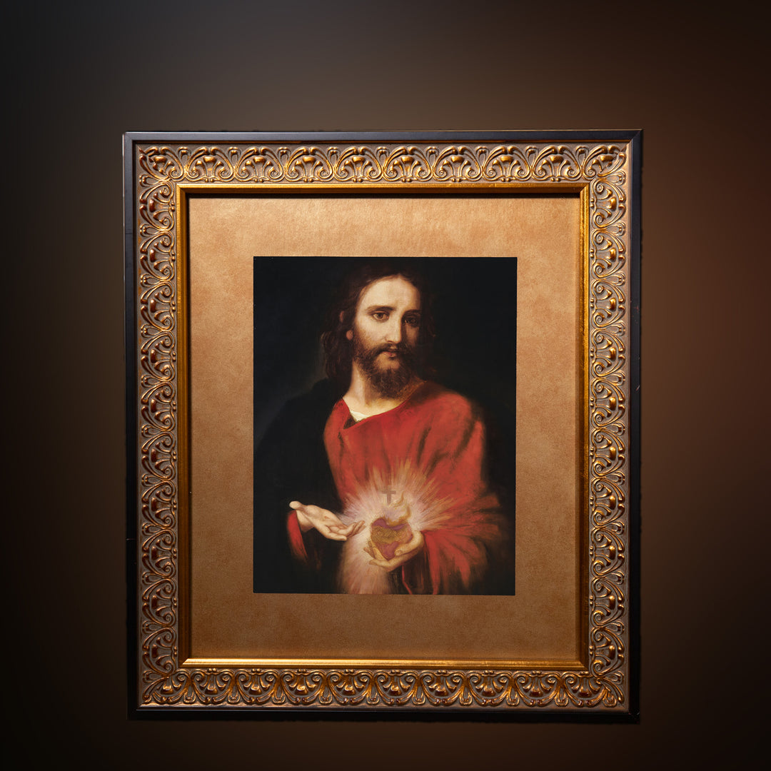 Picture - Sacred Heart - Professionally Framed