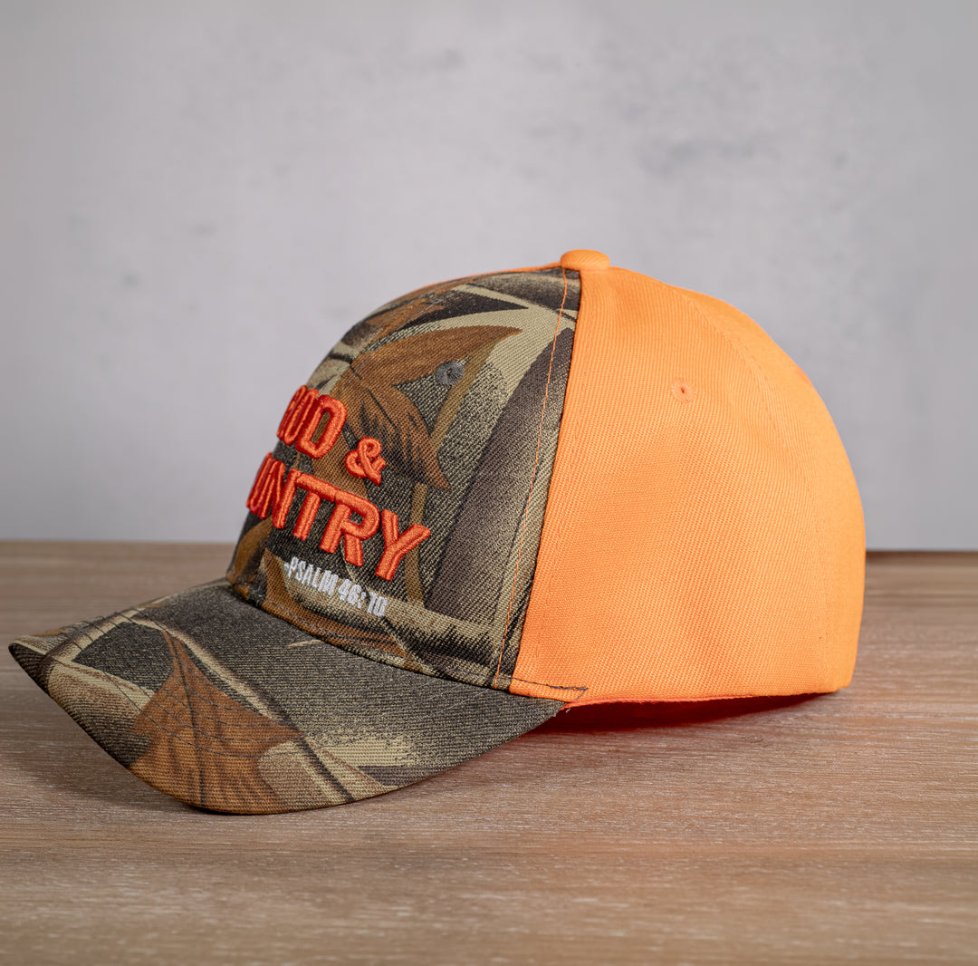 Camo God &amp; Country Hat