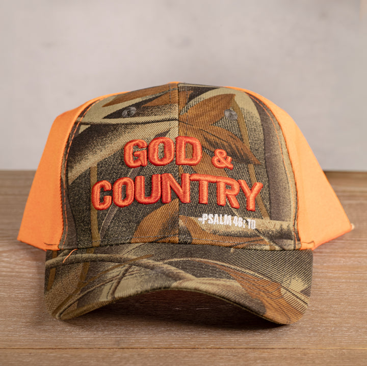 Camo God &amp; Country Hat