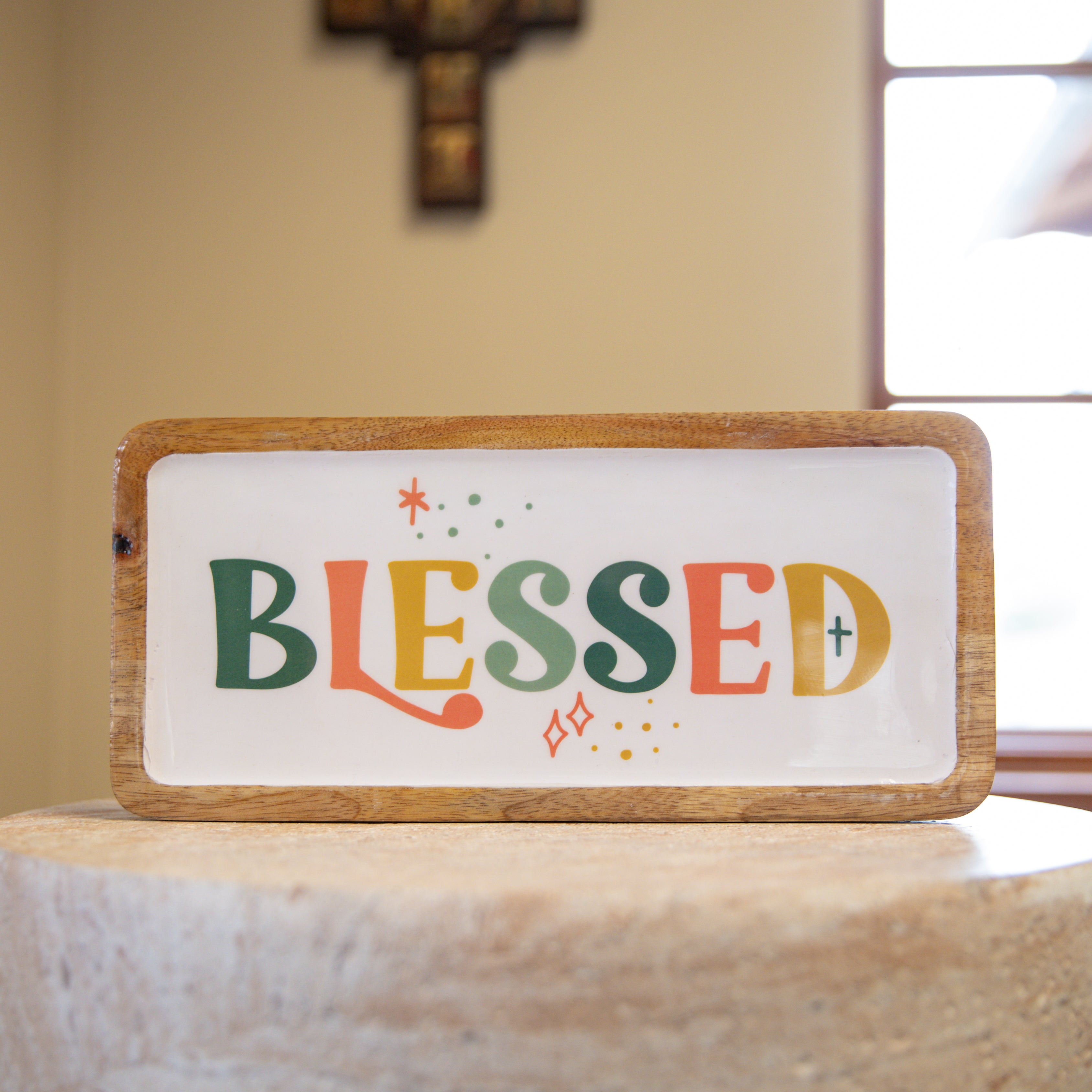 Colorful Blessed Tray