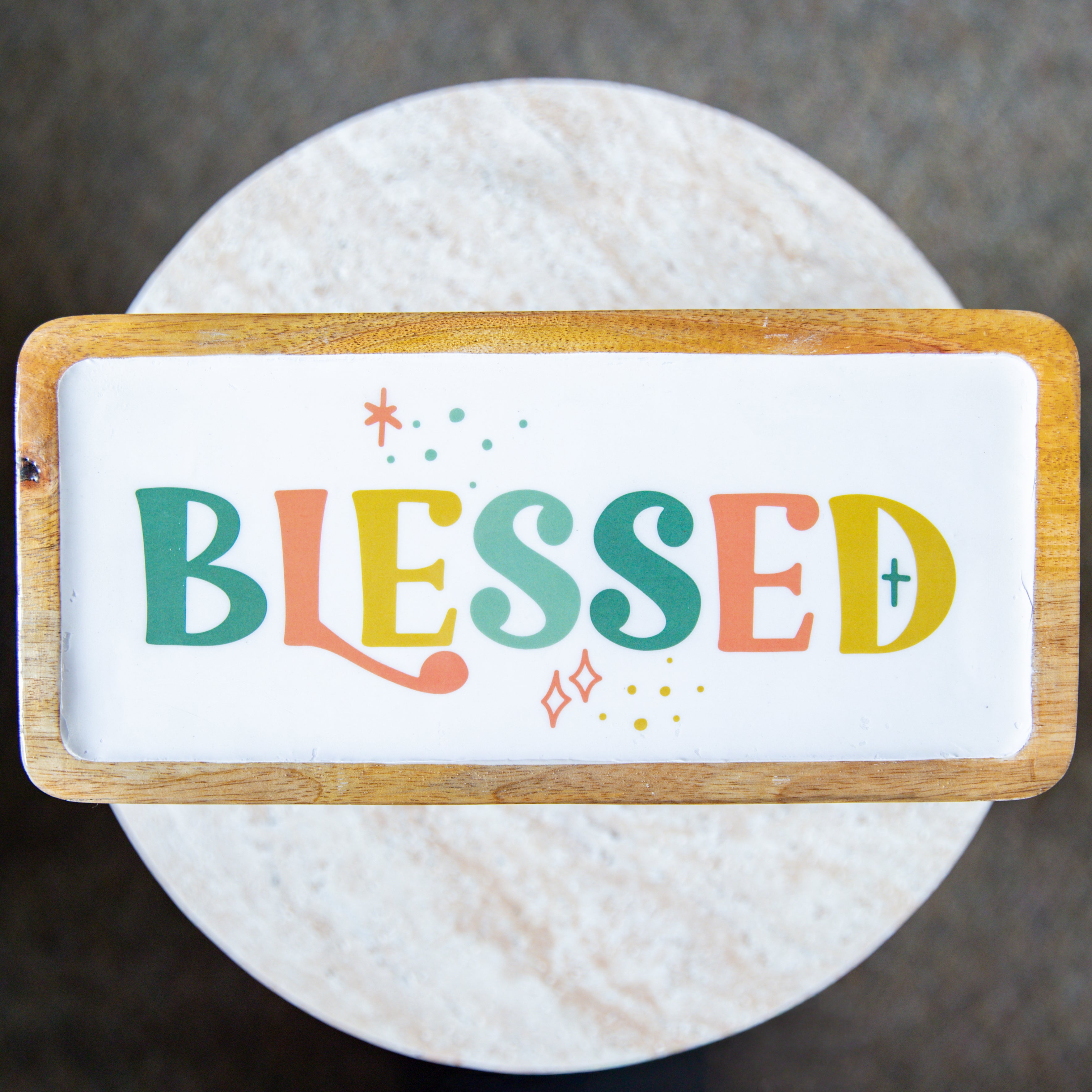 Colorful Blessed Tray