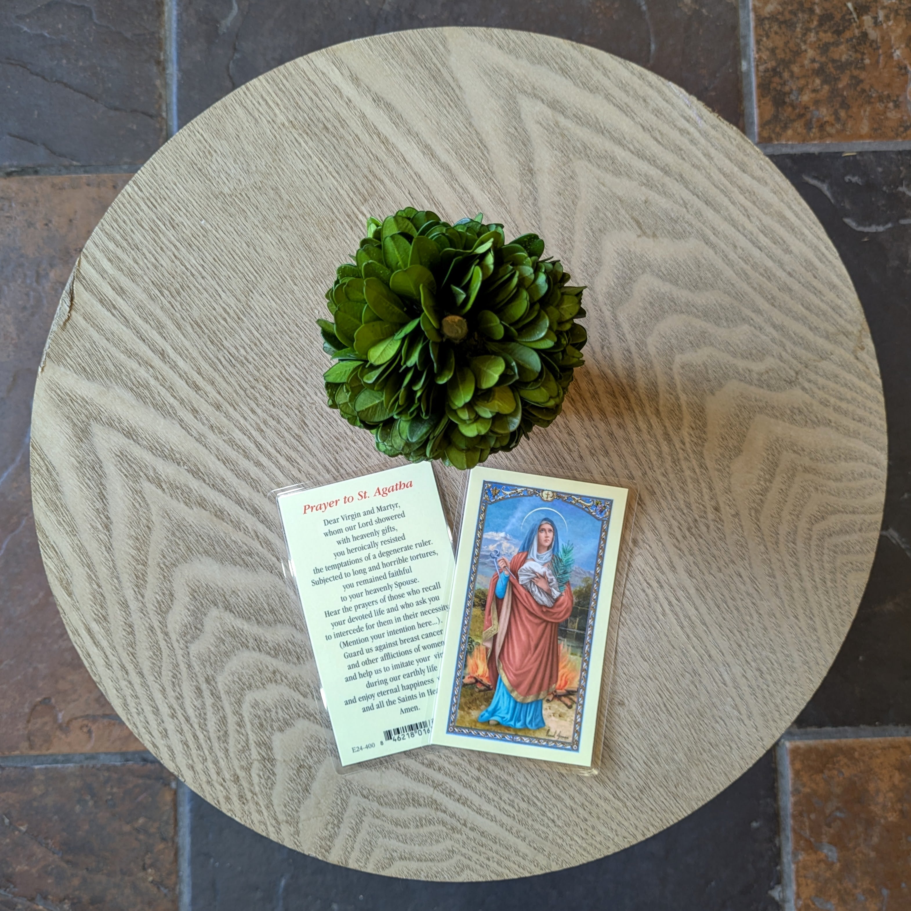 Holy Card - Saint Agatha
