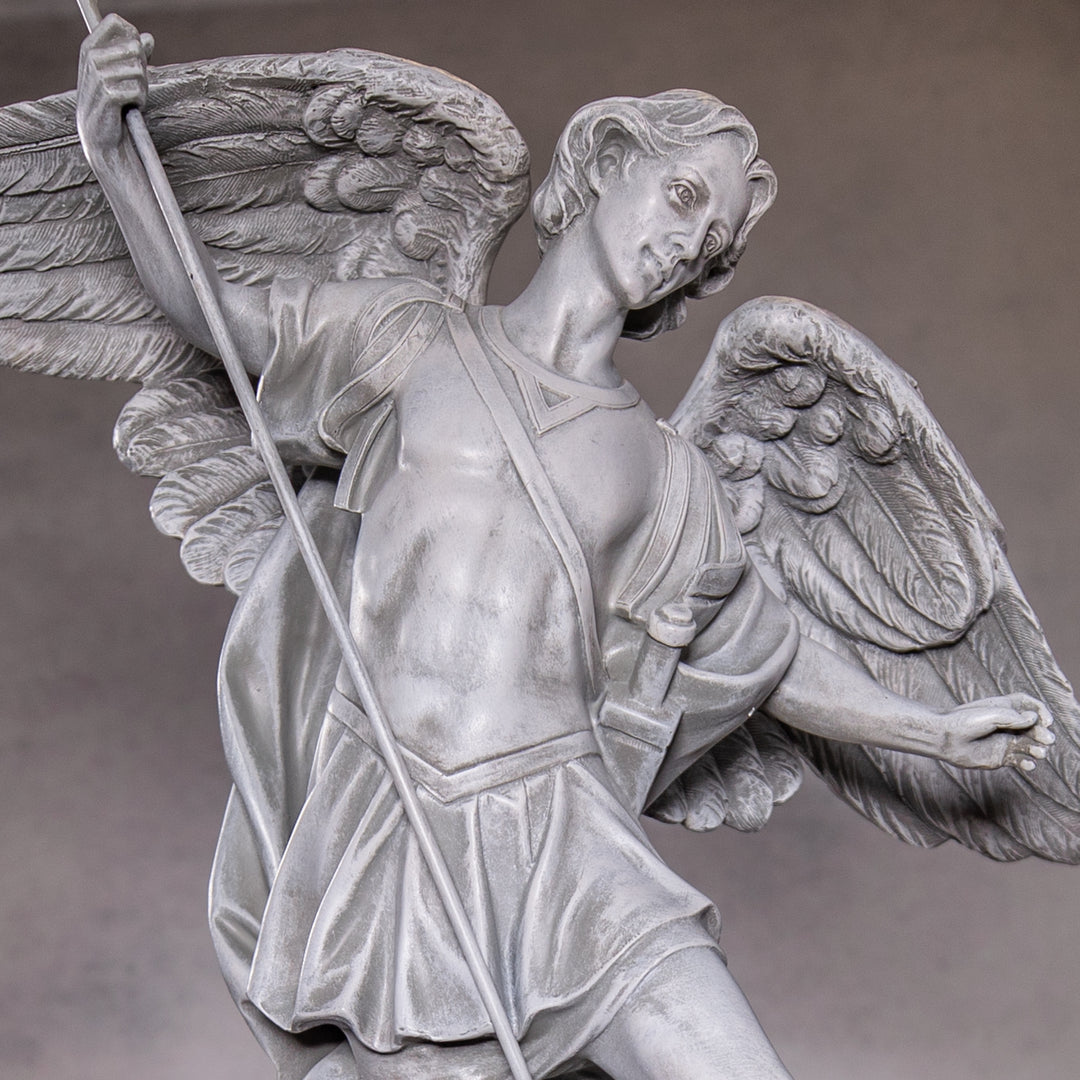 Garden Statue - St Michael - Resin/Stone Mix - 18.5"