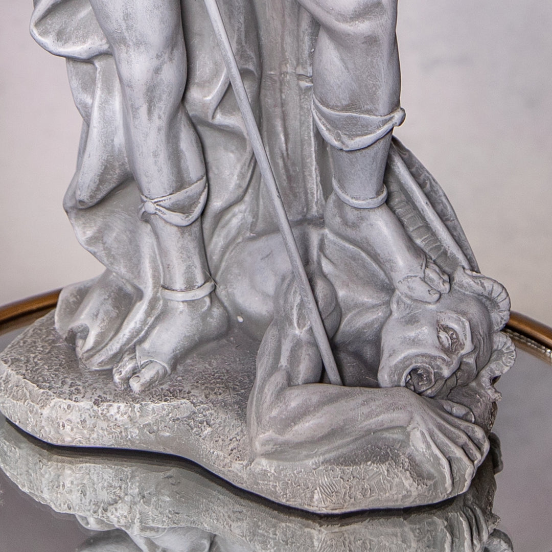 Garden Statue - St Michael - Resin/Stone Mix - 18.5"