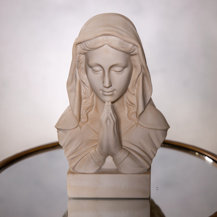 Figurine - Madonna Bust - Ivory - 7.75"