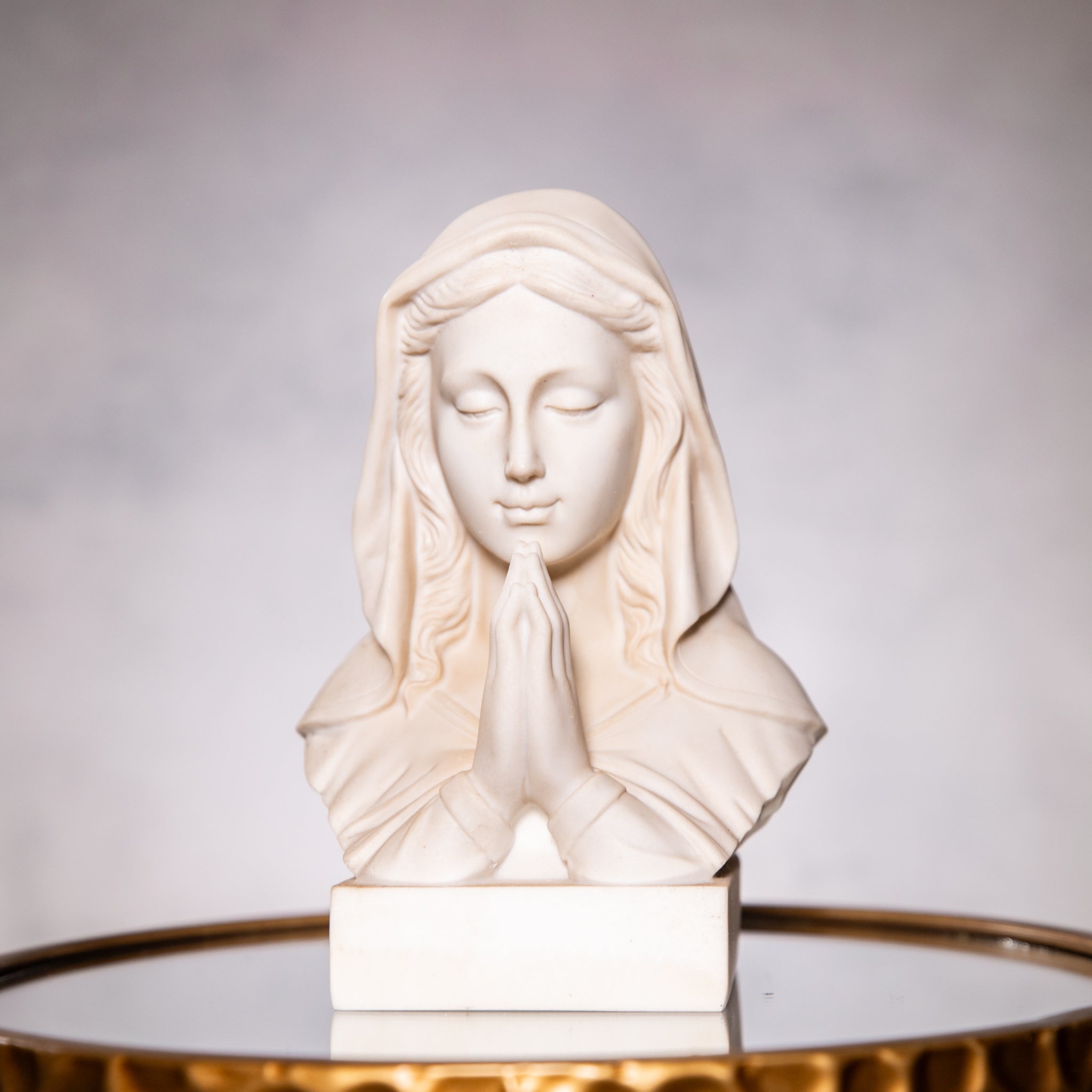 Figurine - Madonna Bust - Ivory - 7.75"