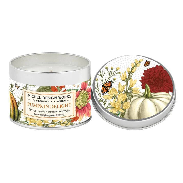 Tin Candle - Pumpkin Delight - Travel