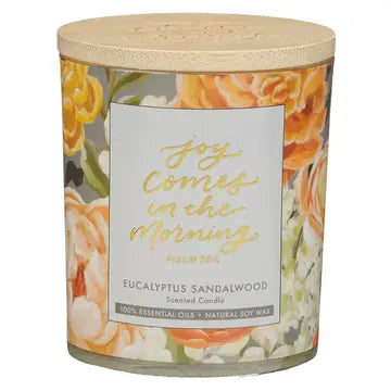 Candle - Joy Comes In the Morning - Eucalyptus Sandalwood