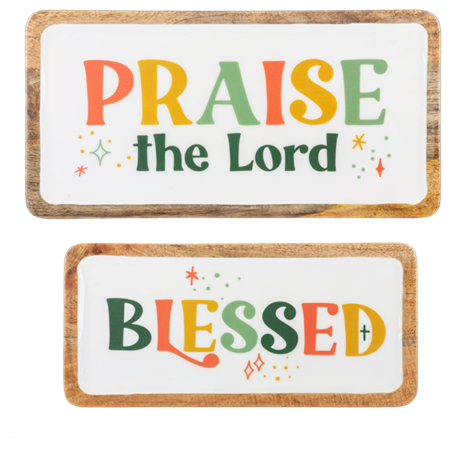Colorful Blessed Tray