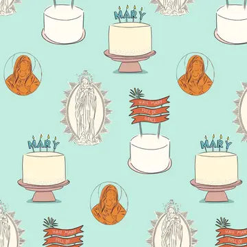 Wrapping Paper - Nativity of Mary - 5 Sheets
