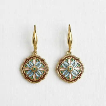 Earrings - Art - Enamel - Dangle
