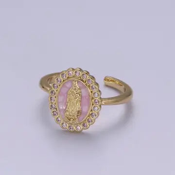 Ring - OLG - 14K Gold Filled - Pink - Cubic Zirconia