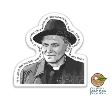 Sticker - It Is Jesus That You Seek - JPII - Vinyl
