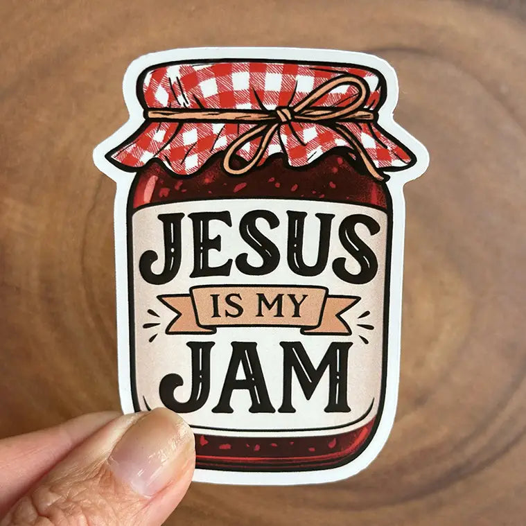 Jesus is My Jam Vinyl Sticker