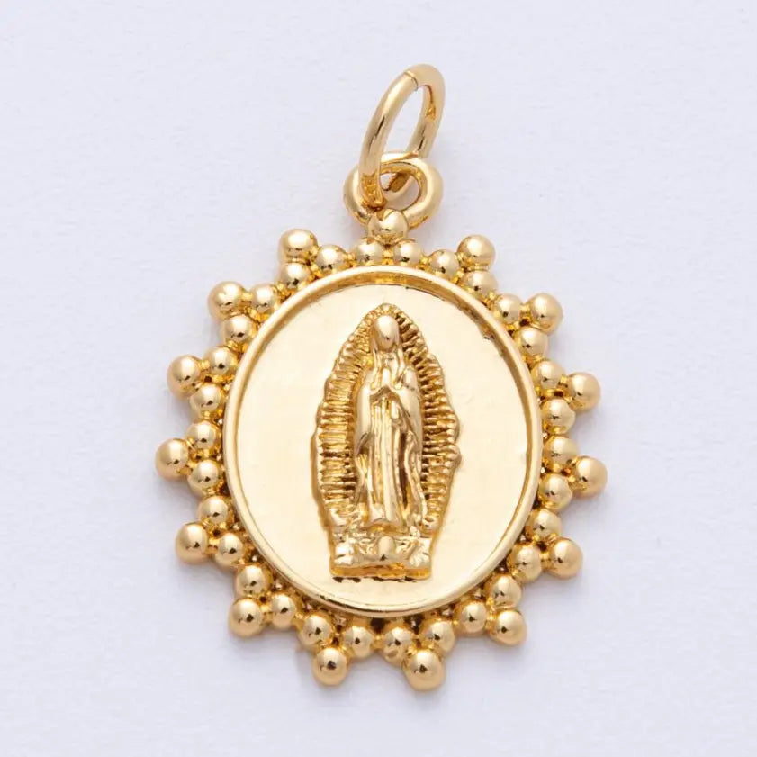 Pendant - OLG - Beaded Bubble - 14k Gold Filled