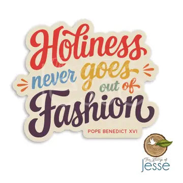 Sticker - Holiness Never Goes Out of Fashion - Benedict XVI - Vinyl