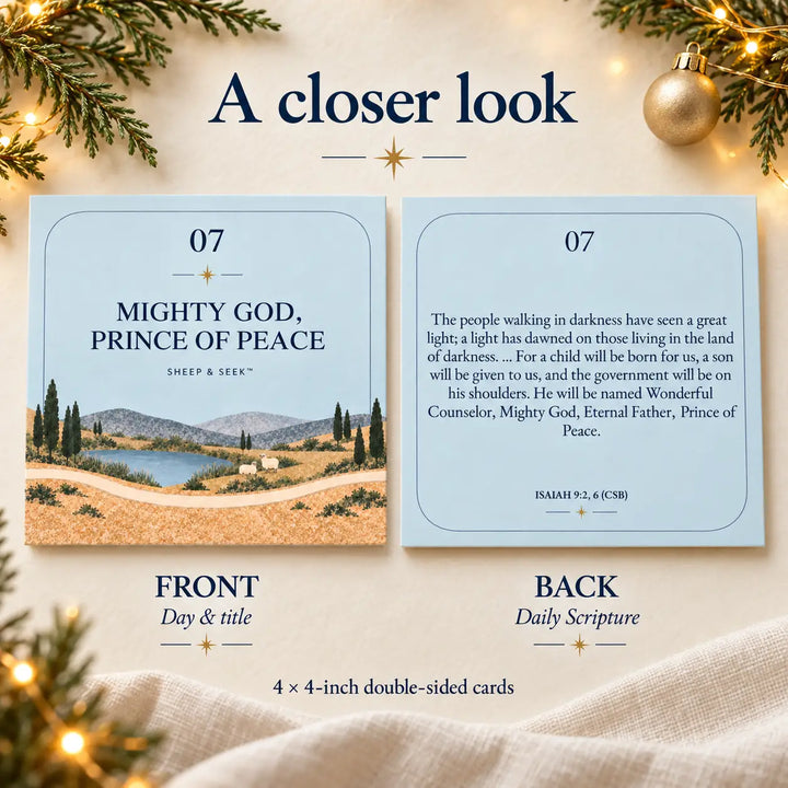 Sheep &amp; Seek - A Christ Centered Advent Tradition