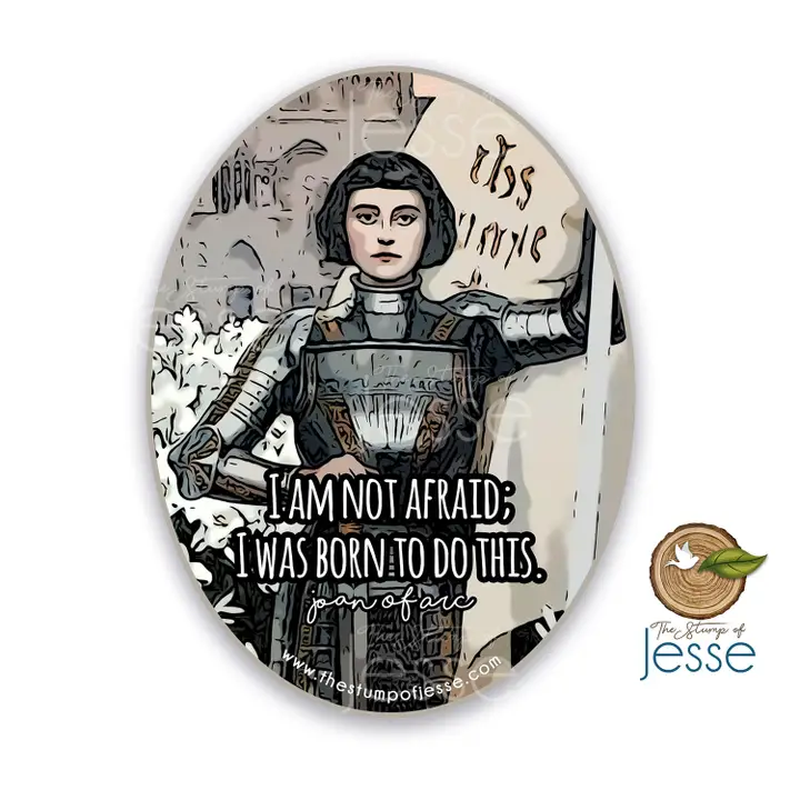 Sticker - St. Joan of Arc - I Am Not Afraid