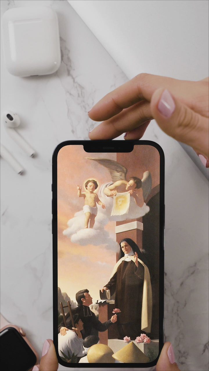 St. Thérèse Phone Wallpaper