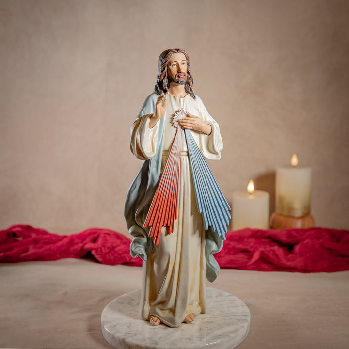 14" Divine Mercy Statue