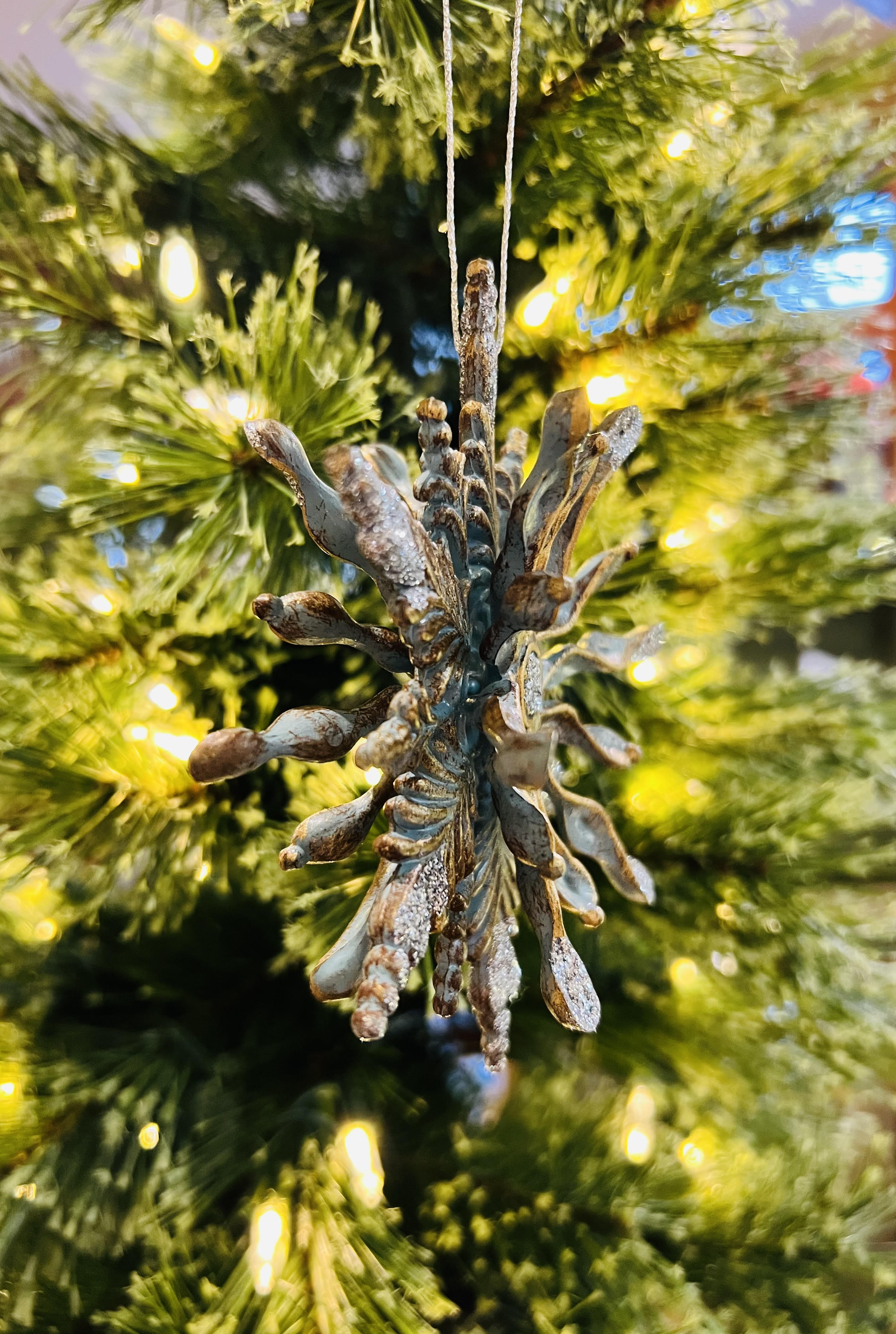 Glitter Snowflake Ornament