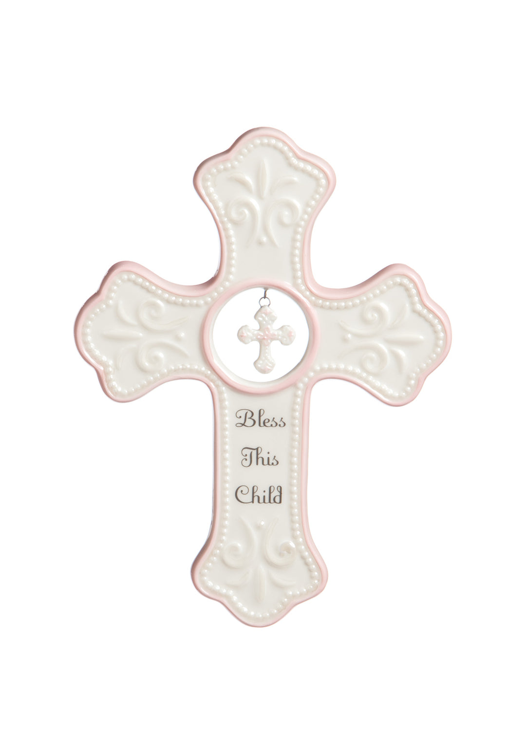 Cross - Bless This Child - Pink